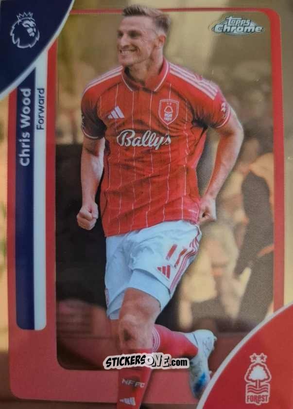 Sticker Chris Wood - Chrome Premier League 2025-2026 n. 158 - Topps