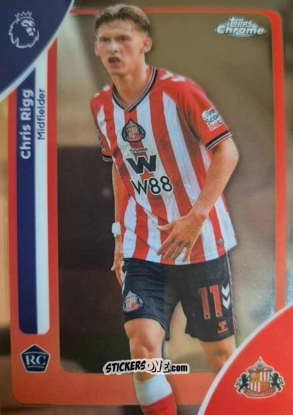 Figurina Chris Rigg - Chrome Premier League 2025-2026 n. 163 - Topps