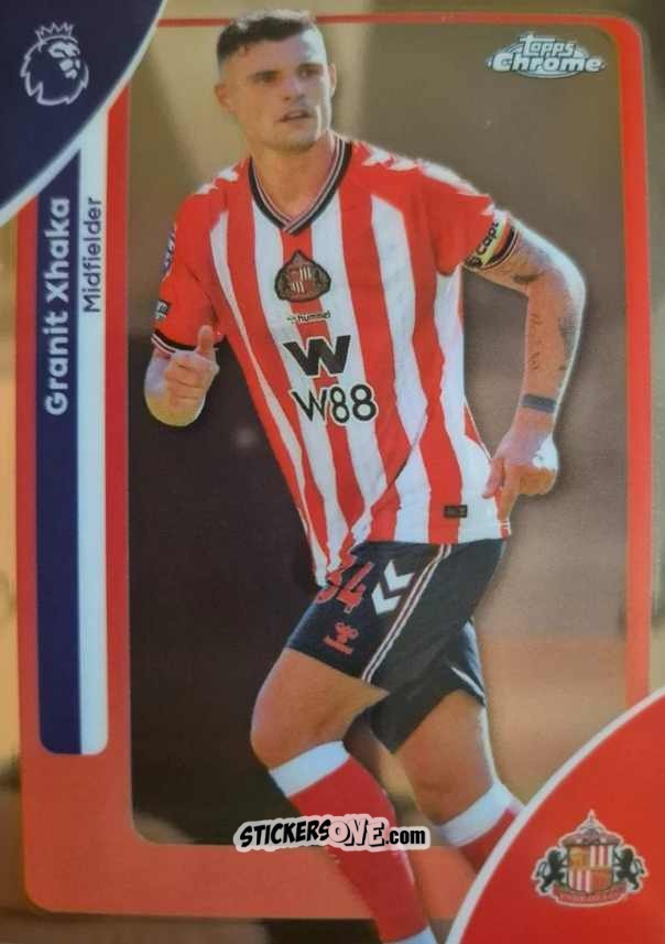 Cromo Granit Xhaka - Chrome Premier League 2025-2026 n. 169 - Topps