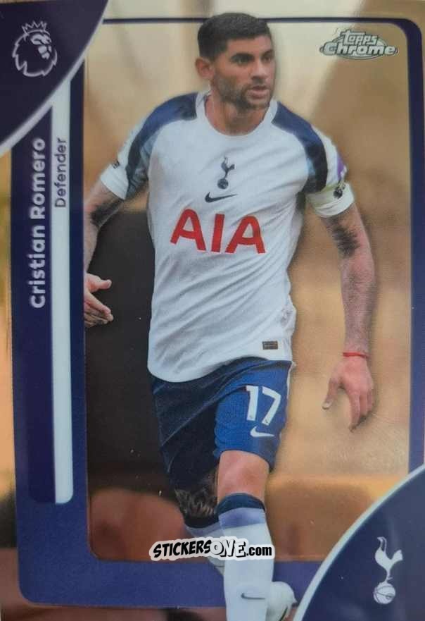 Cromo Cristian Romero - Chrome Premier League 2025-2026 n. 171 - Topps