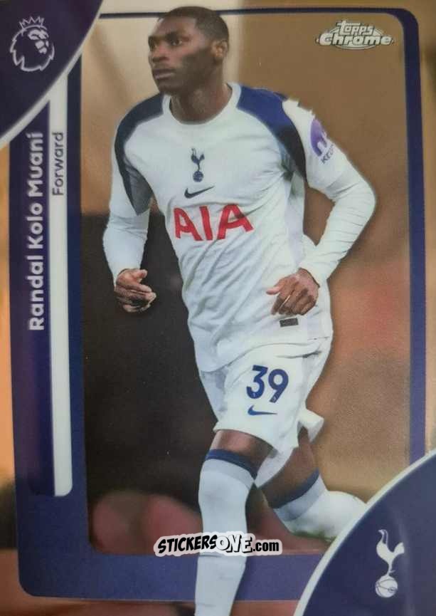 Sticker Randal Kolo Muani - Chrome Premier League 2025-2026 n. 172 - Topps