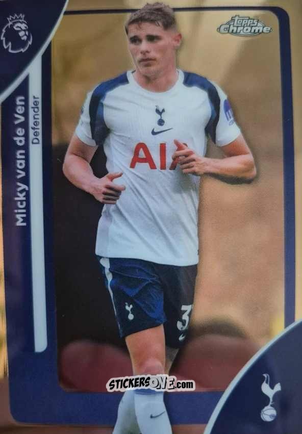 Figurina Micky van de Ven - Chrome Premier League 2025-2026 n. 174 - Topps