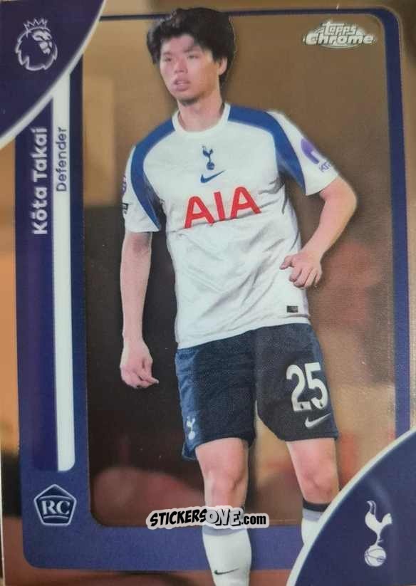 Figurina Kōta Takai - Chrome Premier League 2025-2026 n. 177 - Topps