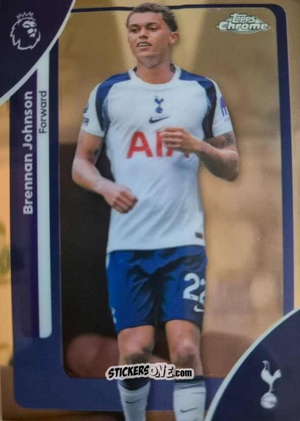 Cromo Brennan Johnson - Chrome Premier League 2025-2026 n. 178 - Topps