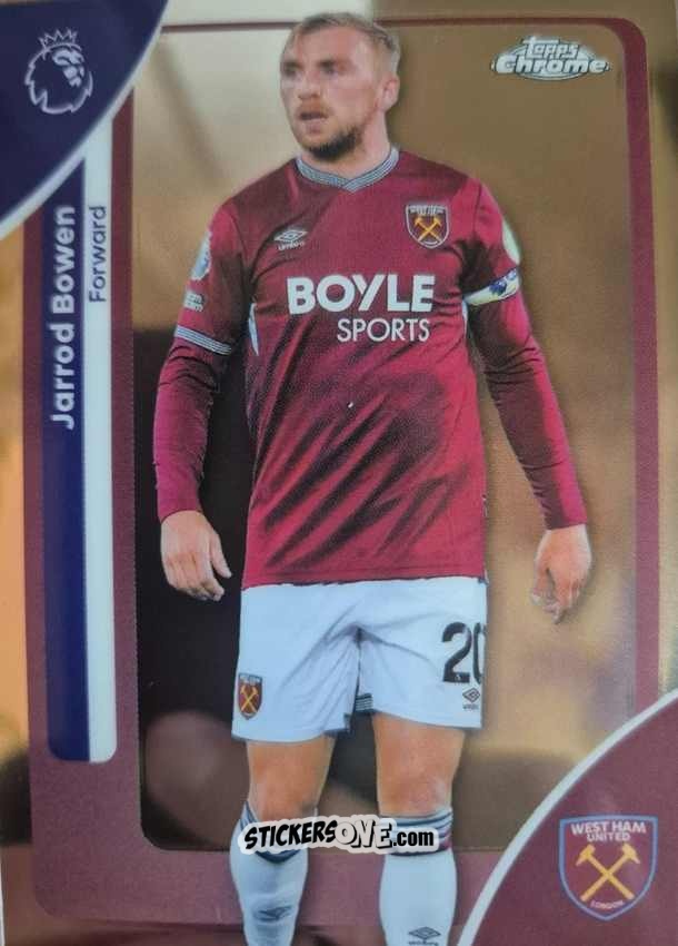 Figurina Jarrod Bowen - Chrome Premier League 2025-2026 n. 182 - Topps