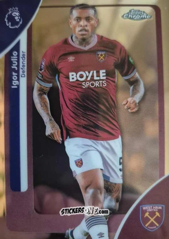 Figurina Igor Julio - Chrome Premier League 2025-2026 n. 184 - Topps