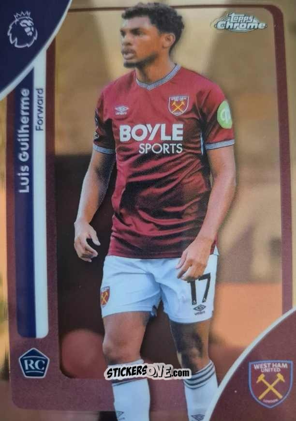 Figurina Luis Guilherme - Chrome Premier League 2025-2026 n. 185 - Topps