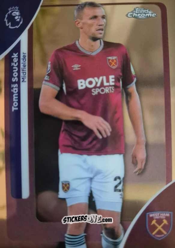 Figurina Tomáš Souček - Chrome Premier League 2025-2026 n. 188 - Topps