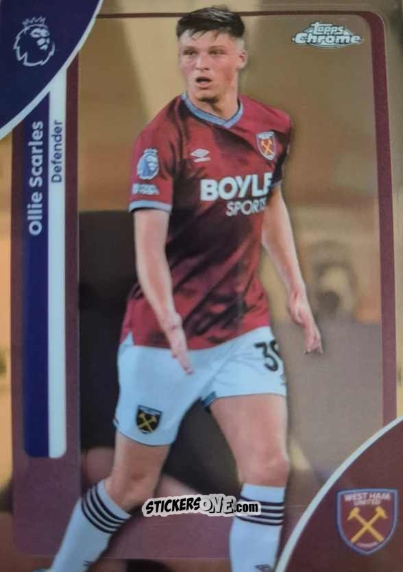 Cromo Ollie Scarles - Chrome Premier League 2025-2026 n. 189 - Topps