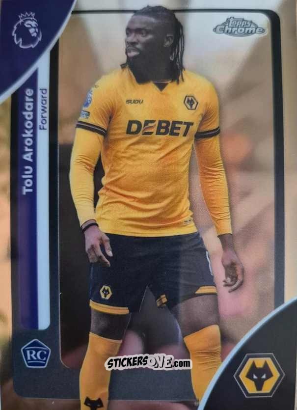 Sticker Tolu Arokodare - Chrome Premier League 2025-2026 n. 191 - Topps