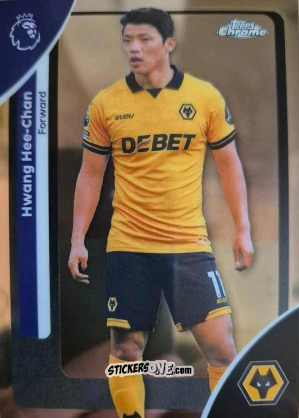 Figurina Hwang Hee-Chan - Chrome Premier League 2025-2026 n. 196 - Topps