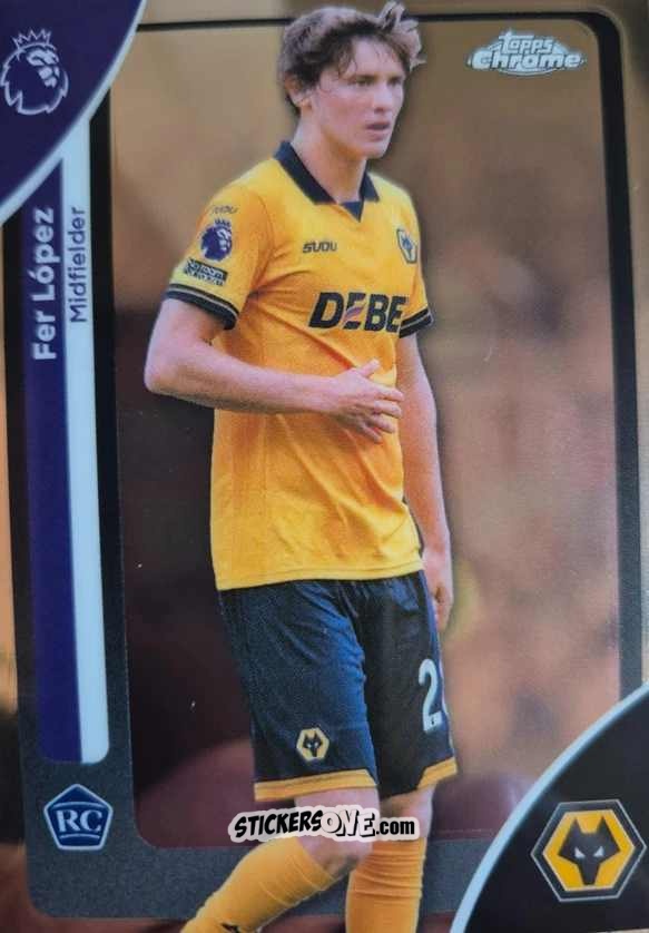 Figurina Fer López - Chrome Premier League 2025-2026 n. 197 - Topps
