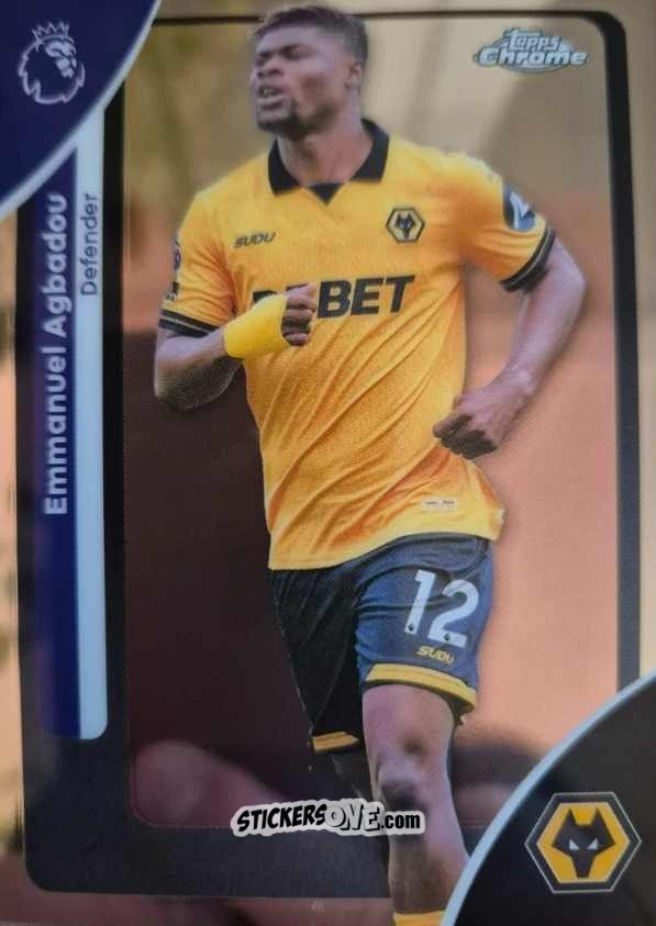 Cromo Emmanuel Agbadou - Chrome Premier League 2025-2026 n. 198 - Topps