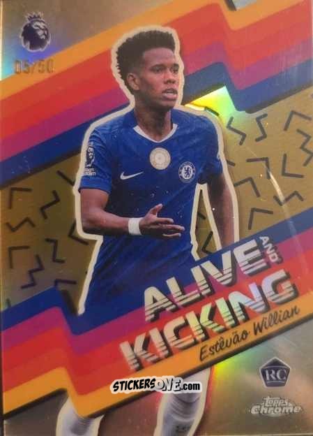 Cromo Estêvão Willian - Chrome Premier League 2025-2026 n. AK-14 - Topps
