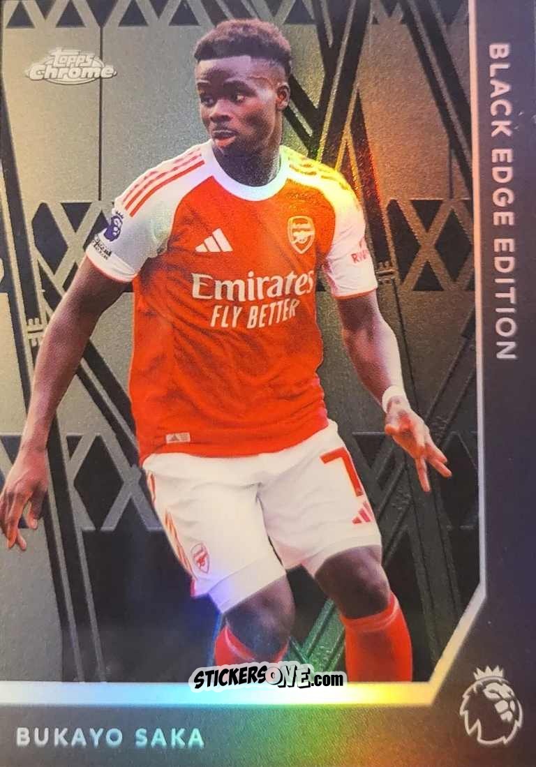 Sticker Bukayo Saka - Chrome Premier League 2025-2026 n. BLK-18 - Topps