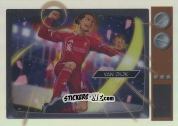 Sticker Virgil van Dijk - Chrome Premier League 2025-2026 n. CA-VVD - Topps