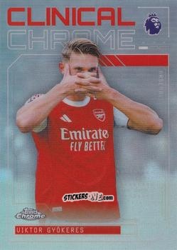 Figurina Viktor Gyökeres - Chrome Premier League 2025-2026 n. CC-21 - Topps
