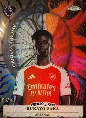 Sticker Bukayo Saka - Chrome Premier League 2025-2026 n. GC-7 - Topps
