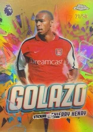 Figurina Thierry Henry - Chrome Premier League 2025-2026 n. GZ-14 - Topps