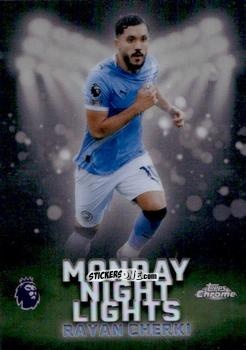 Figurina Rayan Cherki - Chrome Premier League 2025-2026 n. MNL-7 - Topps
