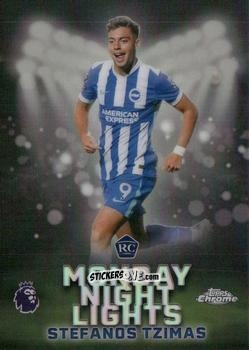 Figurina Stefanos Tzimas - Chrome Premier League 2025-2026 n. MNL-15 - Topps