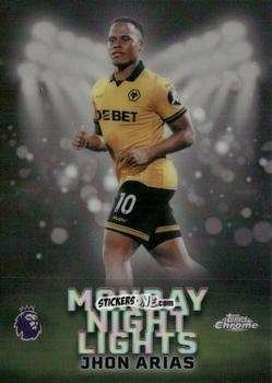 Figurina Jhon Arias - Chrome Premier League 2025-2026 n. MNL-31 - Topps