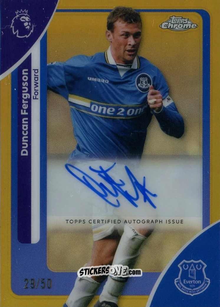 Cromo Duncan Ferguson - Chrome Premier League 2025-2026 n. A-DF - Topps