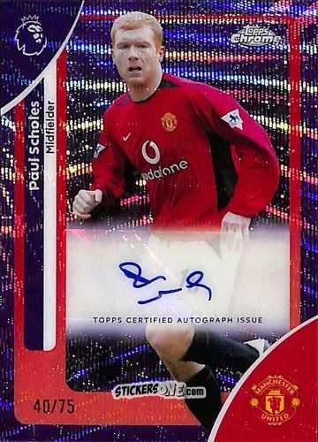 Cromo Paul Scholes - Chrome Premier League 2025-2026 n. A-PS - Topps