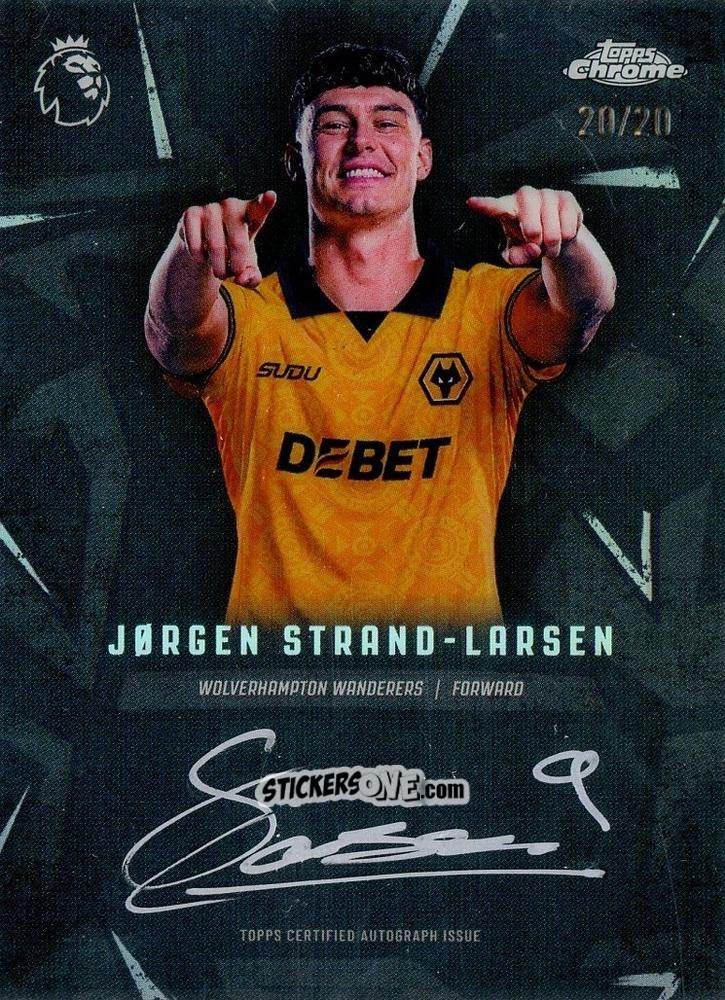 Sticker Jørgen Strand Larsen - Chrome Premier League 2025-2026 n. ZH-SL - Topps