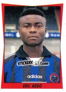 Sticker Eric Addo - Football Belgium 1998-1999 n. 1 - Panini