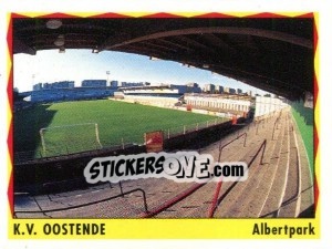 Sticker K.V. Oostende (Albertpark) - Football Belgium 1998-1999 - Panini