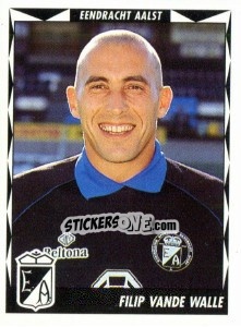 Sticker Filip Vande Walle - Football Belgium 1998-1999 - Panini