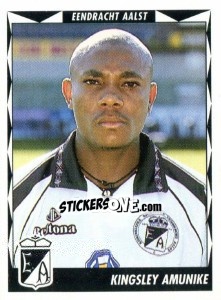 Cromo Kingsley Amunike - Football Belgium 1998-1999 n. 31 - Panini