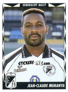 Cromo Jean-Claude Mukanya - Football Belgium 1998-1999 - Panini