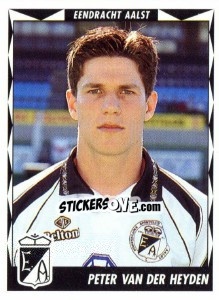Figurina Peter van der Heyden - Football Belgium 1998-1999 n. 34 - Panini