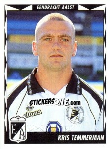 Sticker Kris Temmerman - Football Belgium 1998-1999 - Panini