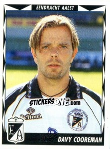 Sticker Davy Cooreman - Football Belgium 1998-1999 - Panini