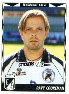 Sticker Davy Cooreman - Football Belgium 1998-1999 n. 40 - Panini