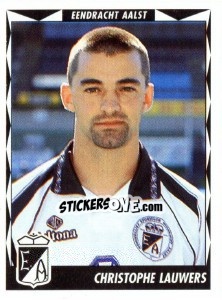 Sticker Christophe Lauwers - Football Belgium 1998-1999 n. 42 - Panini
