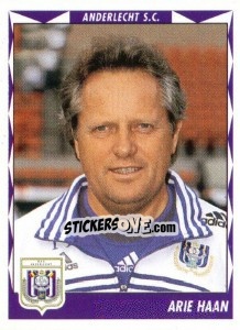 Sticker Arie Haan - Football Belgium 1998-1999 - Panini