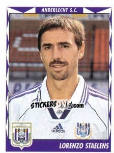 Sticker Lorenzo Staelens - Football Belgium 1998-1999 - Panini
