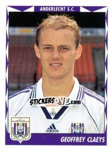 Sticker Geoffrey Claeys - Football Belgium 1998-1999 n. 52 - Panini