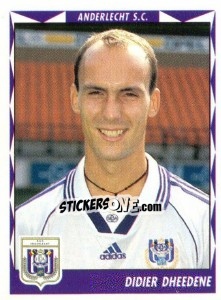 Sticker Didier Dheedene - Football Belgium 1998-1999 - Panini