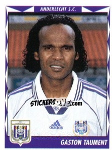 Sticker Gaston Taument - Football Belgium 1998-1999 n. 59 - Panini