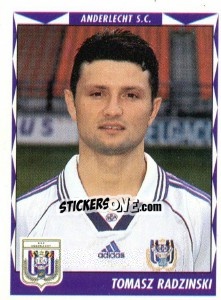 Sticker Tomasz Radzinski - Football Belgium 1998-1999 - Panini