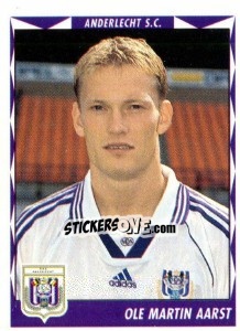 Sticker Ole Martin Aarst - Football Belgium 1998-1999 - Panini
