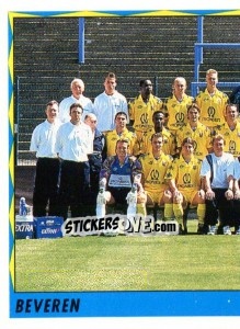 Sticker Elftal / Equipe - Football Belgium 1998-1999 - Panini