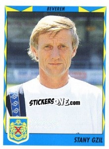 Sticker Stany Gzil - Football Belgium 1998-1999 - Panini