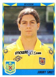 Sticker Jimmy Smet - Football Belgium 1998-1999 - Panini