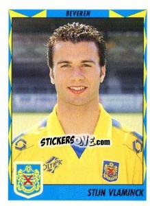 Sticker Stijn Vlaminck - Football Belgium 1998-1999 - Panini